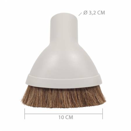 Brosse époussierage pour aspirateur centralisé 10 cm