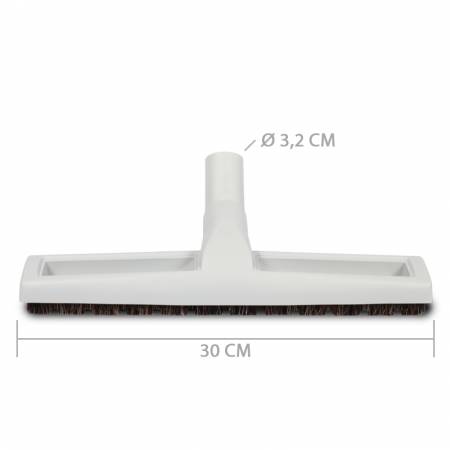 Brosse sol lisse a roulette 30 cm